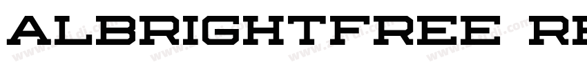 Albrightfree Regular字体转换 Albrightfree Regular字体转换